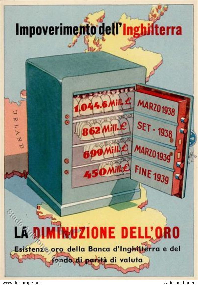 Propaganda WK II Italien Die Verarmung Englands I-II - War 1939-45