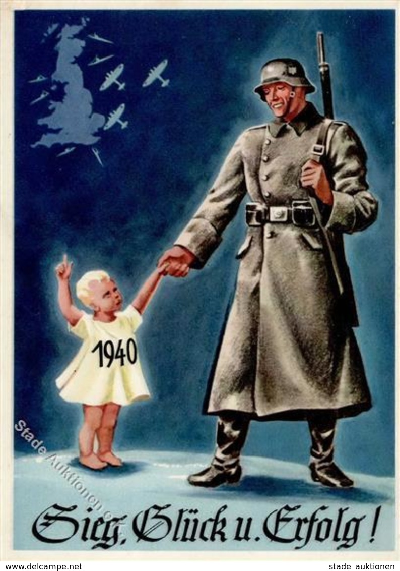 Propaganda WK II Soldat Kind  I-II - War 1939-45