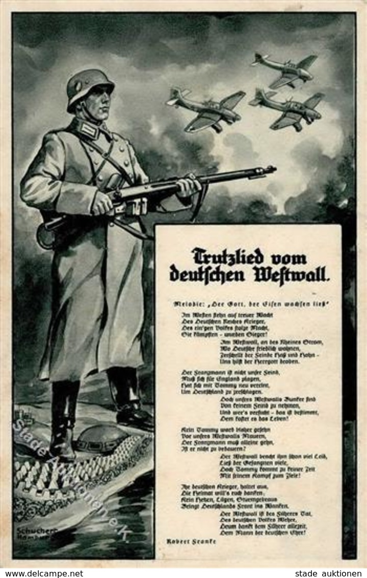 Propaganda WK II Trutzlied Vom Deutschen Westwall I-II - War 1939-45