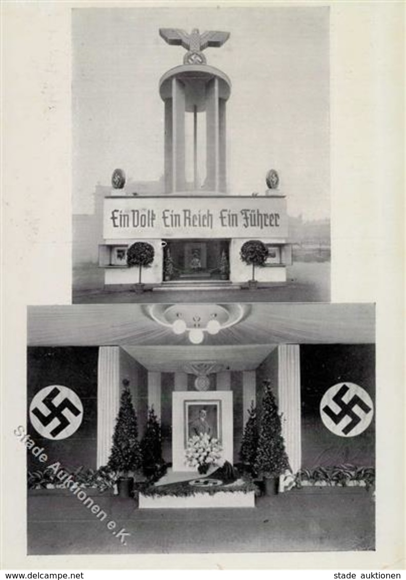 Propaganda WK II Wahlpavillon Der Österreicher In Leipzig I-II (Stauchung) - War 1939-45