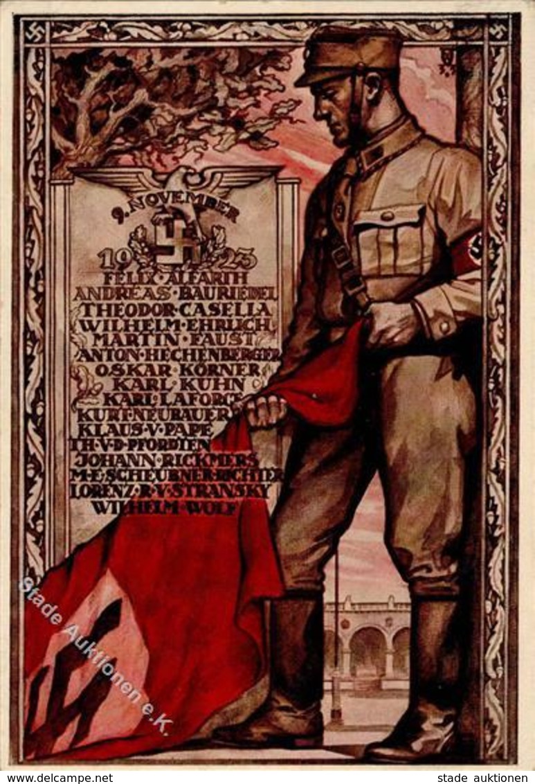 Propaganda WK II Zum Gedenken Des 9. Novembers 1923 I-II - War 1939-45