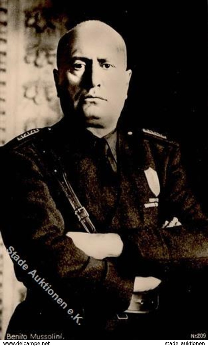 Mussolini WK II  Foto AK I-II - Weltkrieg 1939-45