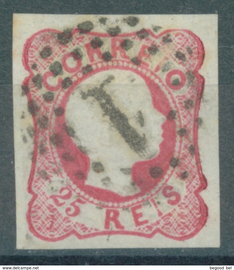 PORTUGAL  - 1858  -  USED/OBLIT. - PEDRO V -  Mi 11 Yv 12  - Lot 16647 - Oblitérés