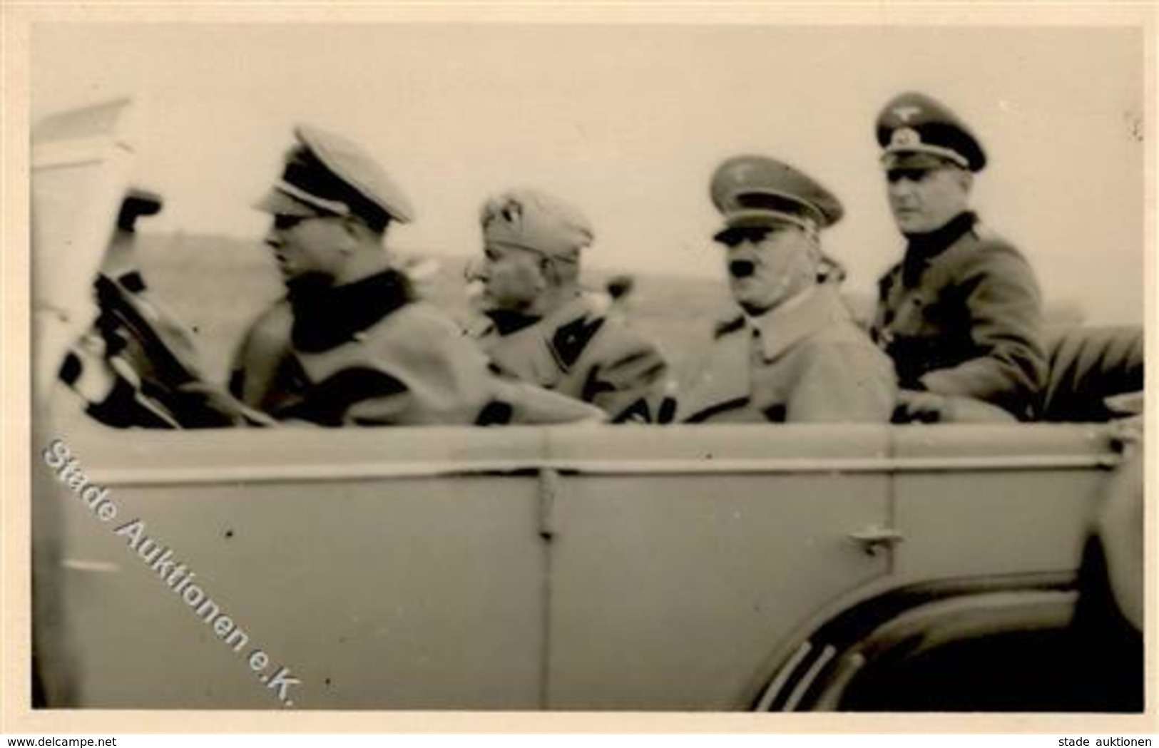 MUSSOLINI-HITLER WK II - Privat-Foto-Karte (keine Ak) I-II - Weltkrieg 1939-45