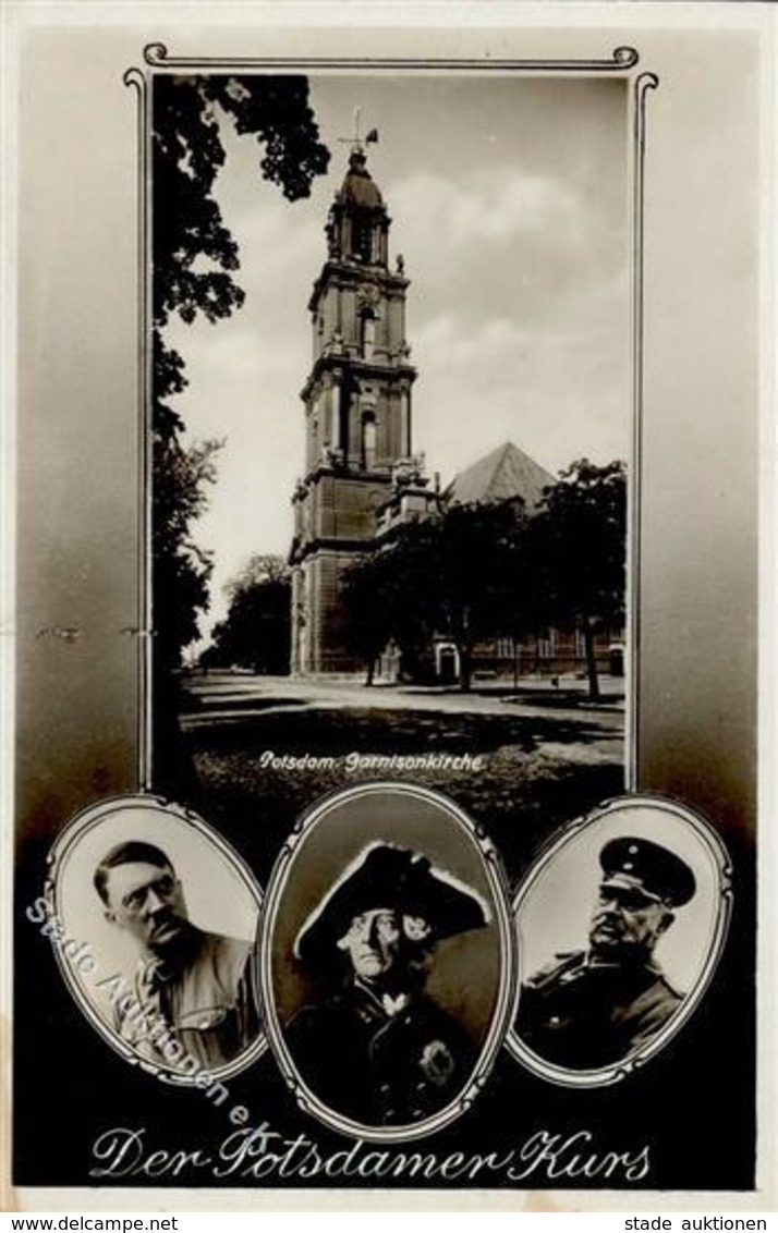 Hitler Der Potsdamer Kurs WK II Foto AK I-II - War 1939-45