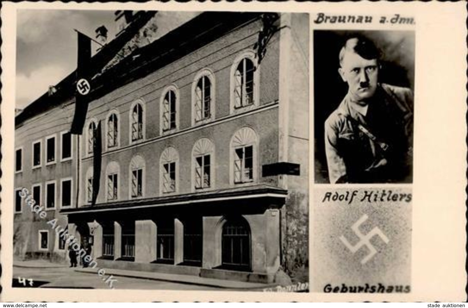Hitler Geburtshaus WK II  Foto AK I-II - War 1939-45