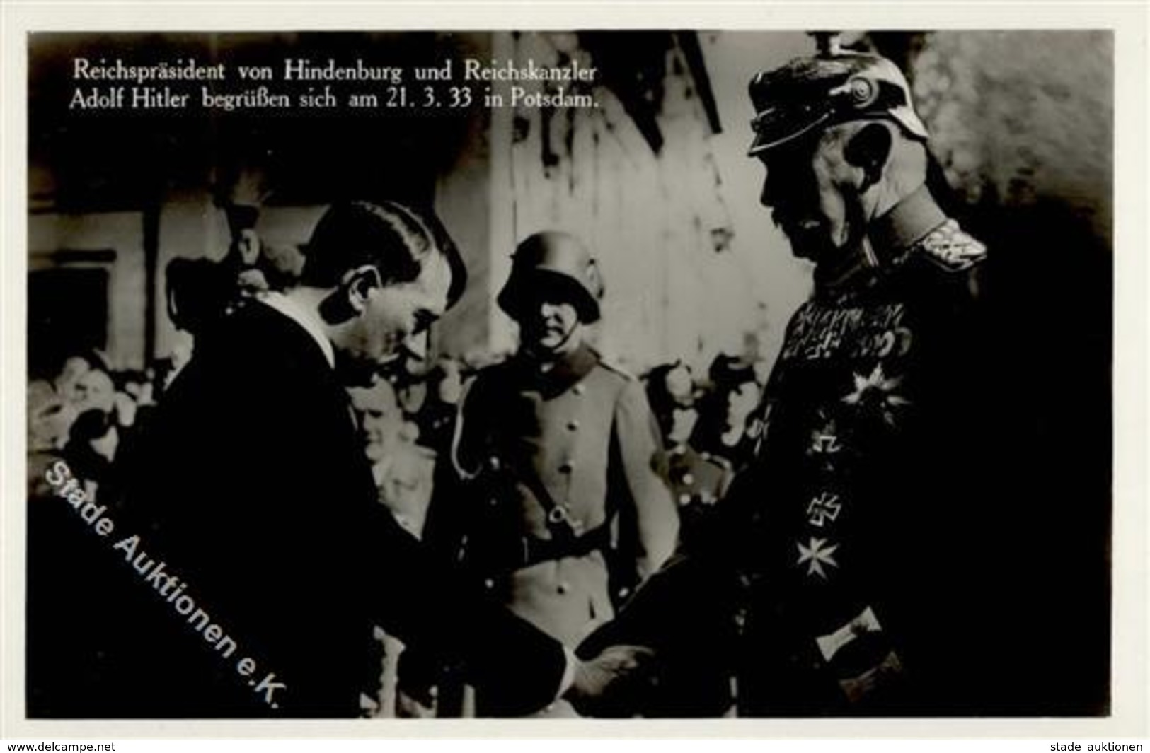 Hitler Hindenburg WK II   Foto AK I-II - War 1939-45