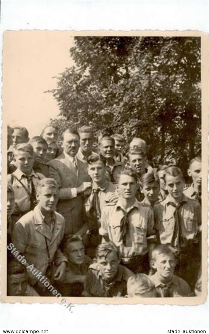 Hitler WK II Foto 9 X 12 Cm Hitlerjugend I-II - War 1939-45