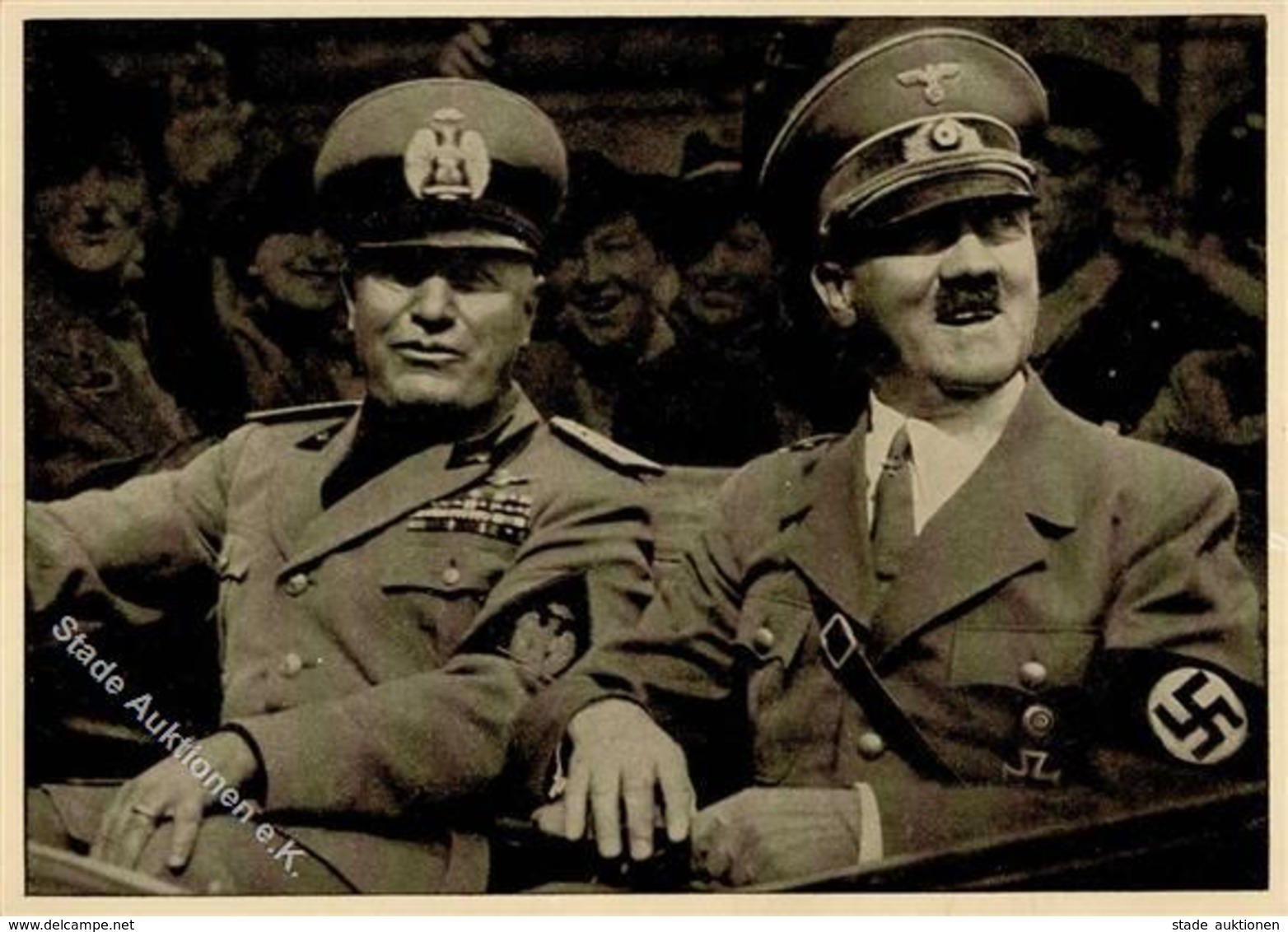 Hitler WK II Mussolini  I-II - War 1939-45