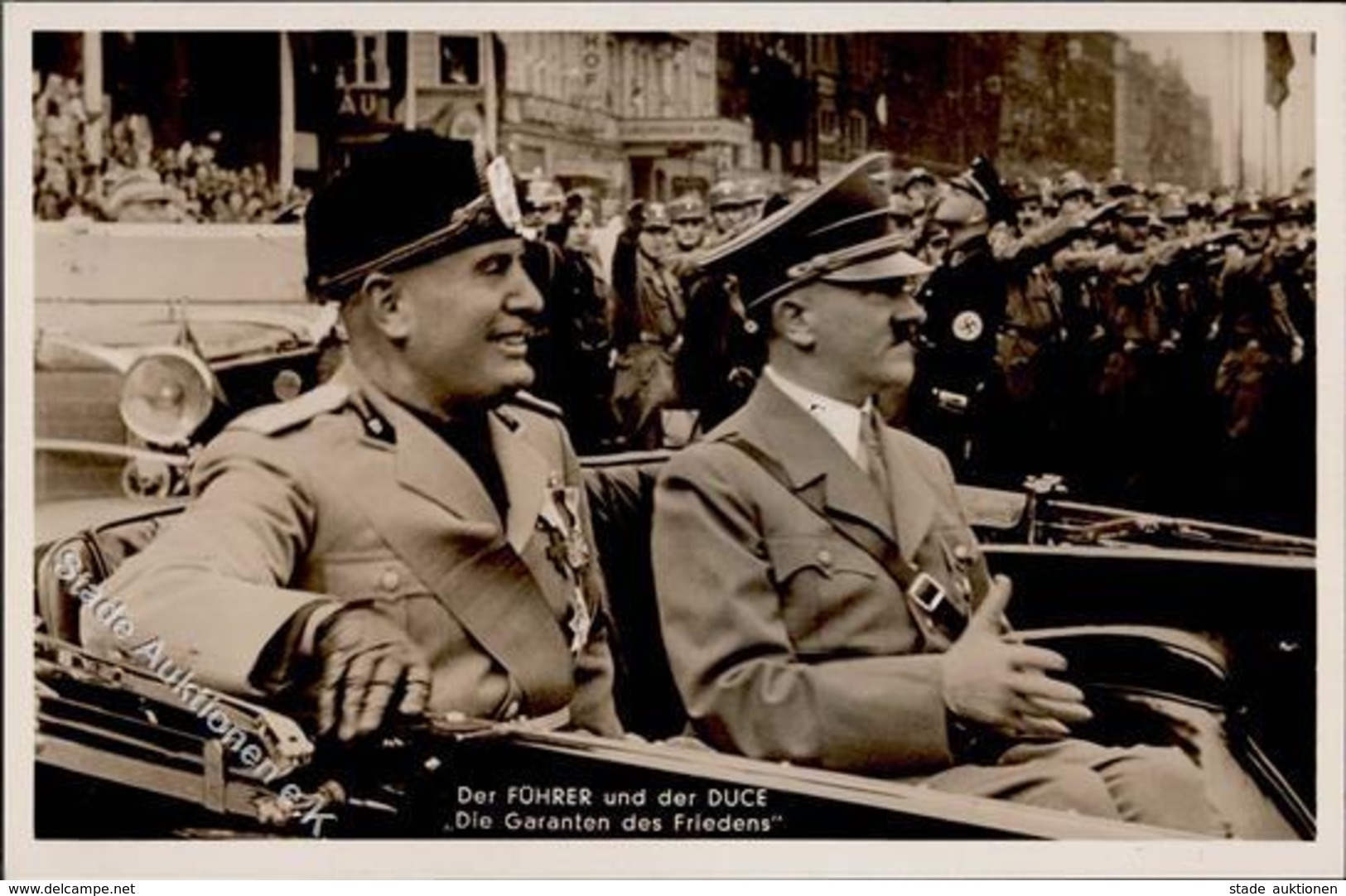 Hitler WK II Mussolini PH M 7 I-II - Guerre 1939-45