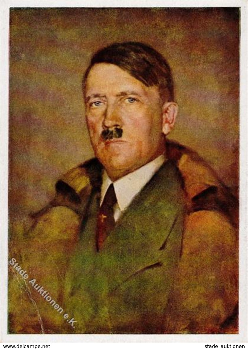 Hitler WK II Sign. Truppe, Karl Künstlerkarte I-II (Stauchung) - Guerre 1939-45