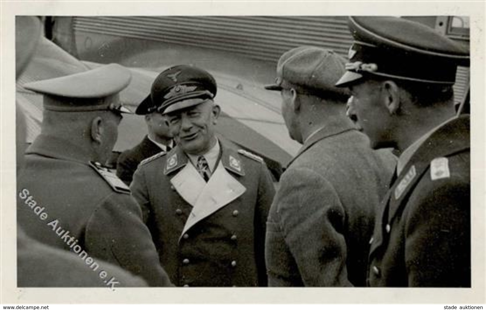 CHRISTIANSEN,Kapitän,Fliegerkommodore - Foto-Ak, Hdschrftl: Braunschweig 1936 I - War 1939-45