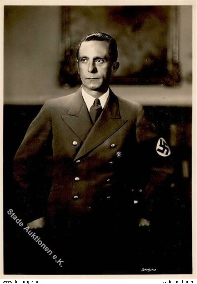 WK II Goebbels I-II# - Weltkrieg 1939-45