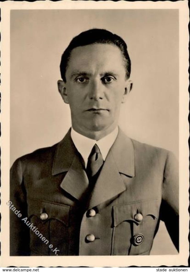 WK II Goebbels PH 27 Foto AK I-II - Guerre 1939-45