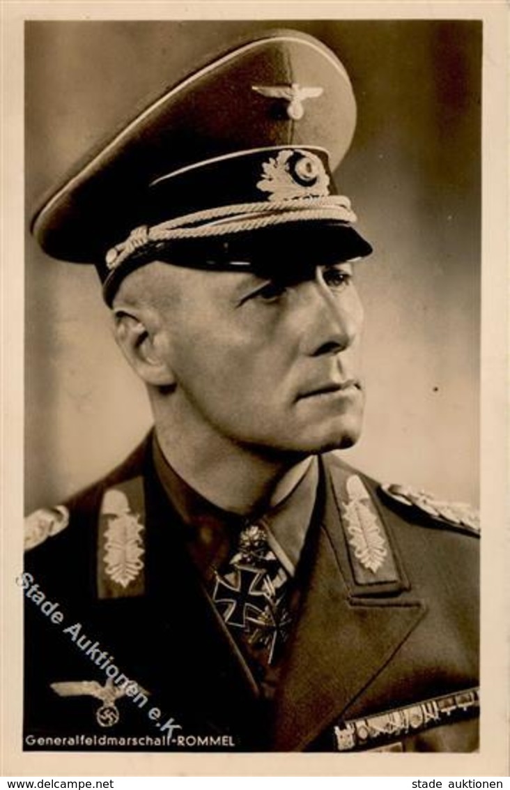 Ritterkreuzträger WK II Rommel Generalfeldmarschall PH 1520 Foto AK I-II - War 1939-45