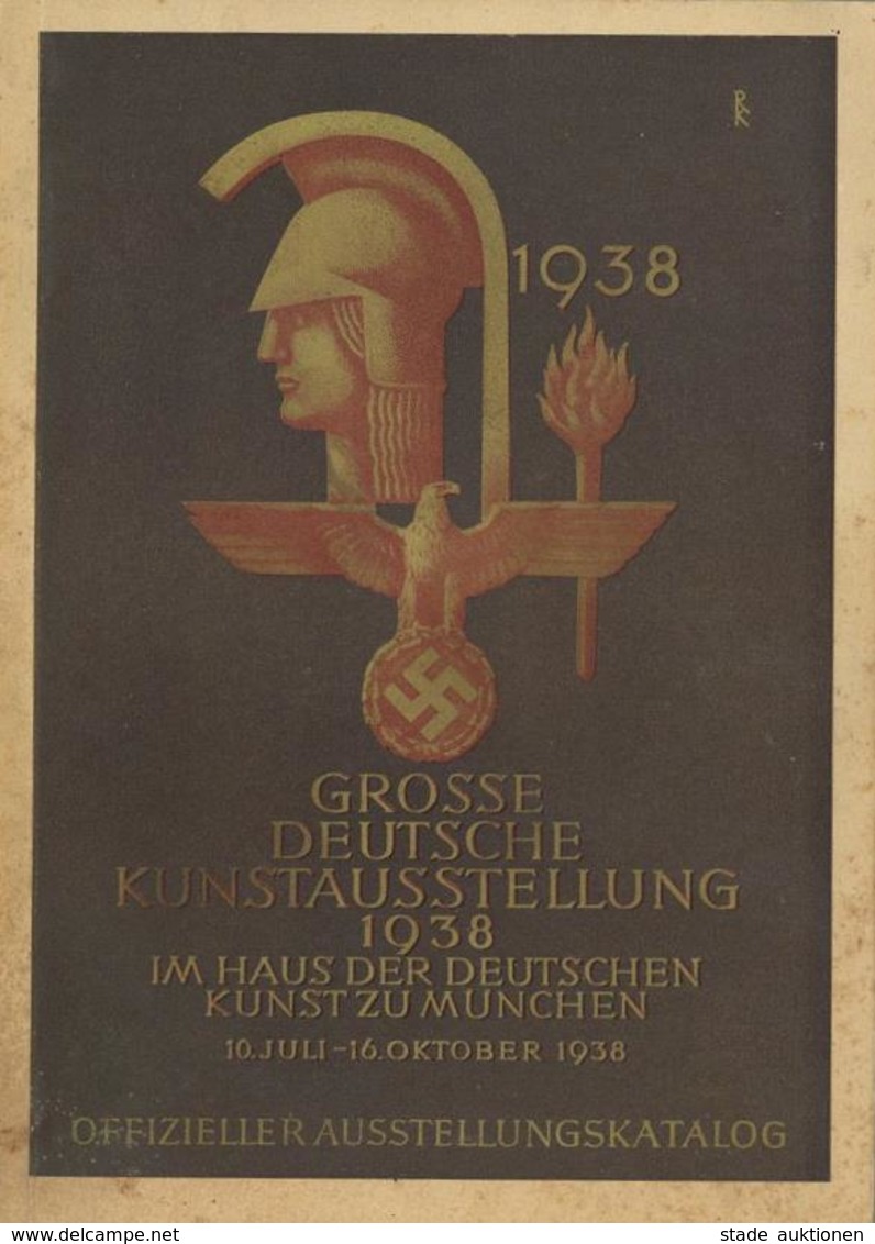 HDK Ausstellungskatalog Grosse Deutsche Kunstausstellung 1938 Sehr Viele Abbildungen II (fleckig) - War 1939-45