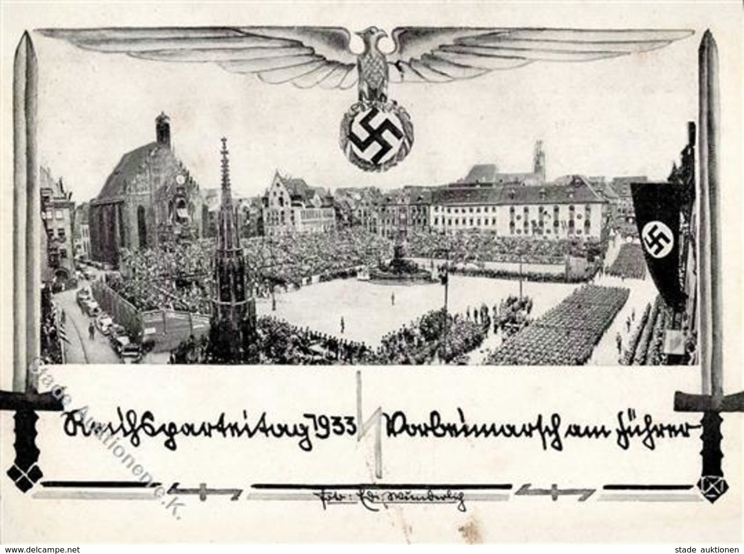 Reichsparteitag Nürnberg (8500) 1933 WK II   I-II - War 1939-45