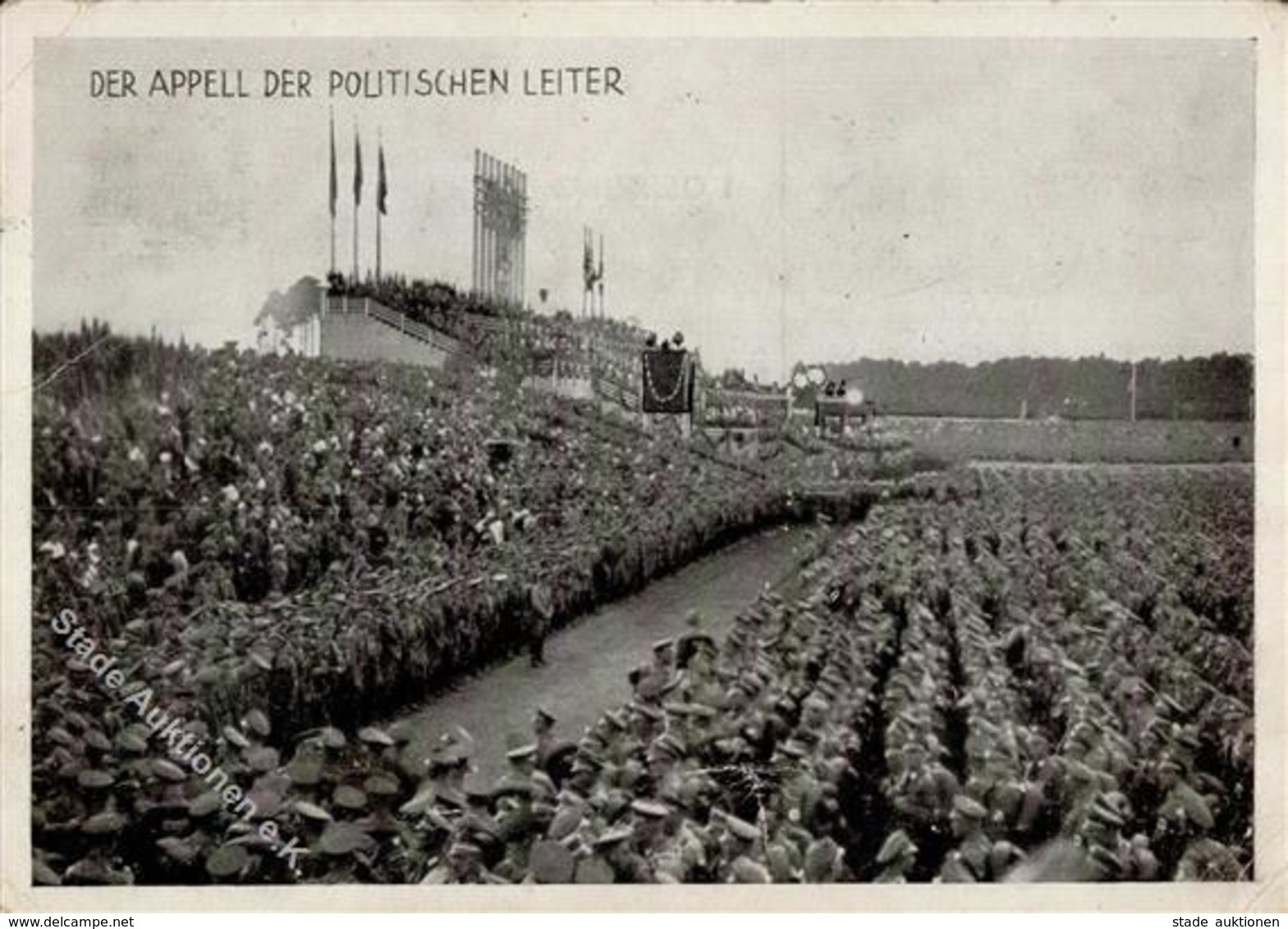 Reichsparteitag Nürnberg (8500) WK II Appell Der Pol. Leiter I-II (Eckbug) - War 1939-45