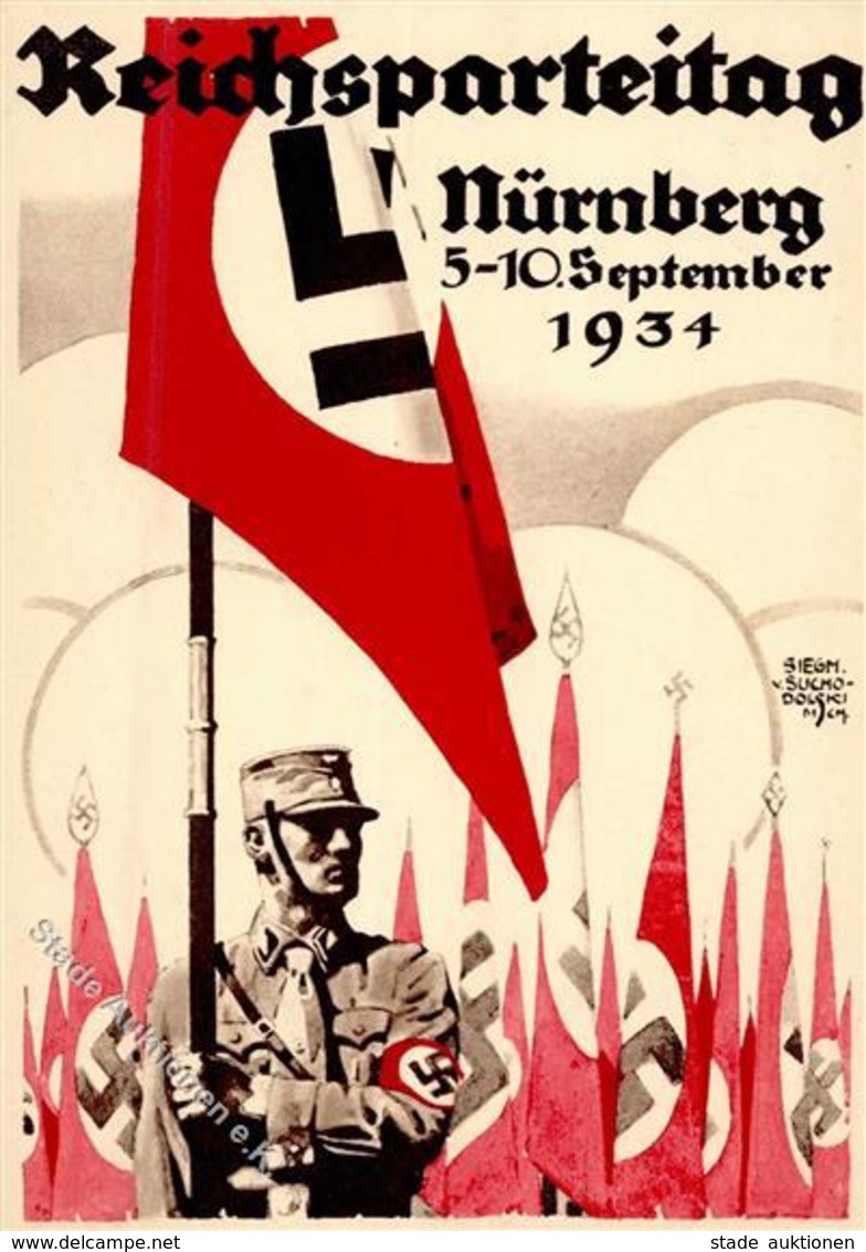 RP NÜRNBERG 1934 WK II - Festpostkarte I - War 1939-45