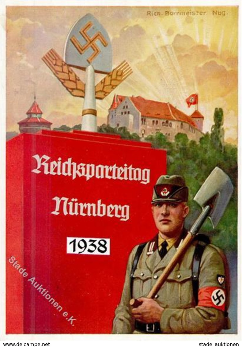 RP NÜRNBERG 1938 WK II - PH 38/18 RAD Mit S-o I - Weltkrieg 1939-45