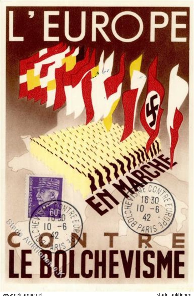 PARIS WK II - AUSSTELLUNG LE BOLCHEWISMUS 1942 Mit S-o I - Guerre 1939-45