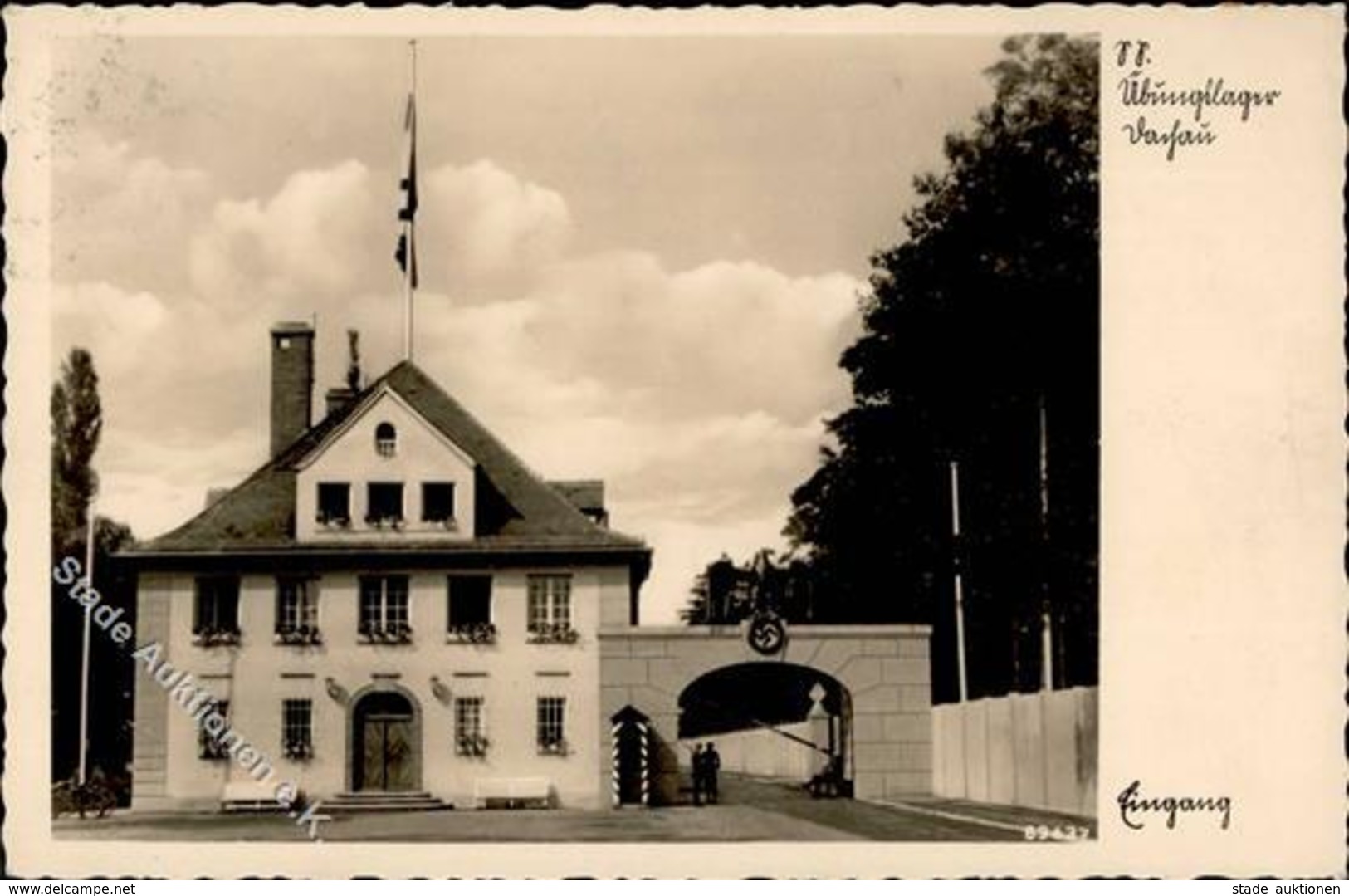 SS Dachau (8060) WK II SS Übungslager  Foto AK I-II (fleckig) - Guerre 1939-45