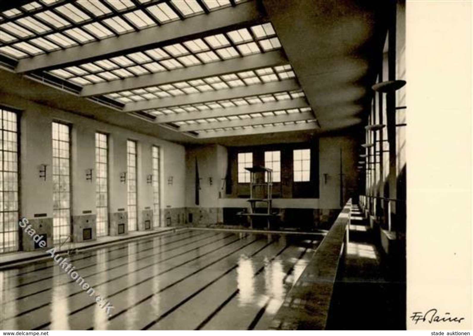 SS WK II - SS-LEIBSTANDARTE ADOLF HITLER BERLIN - Schwimmhalle I - War 1939-45