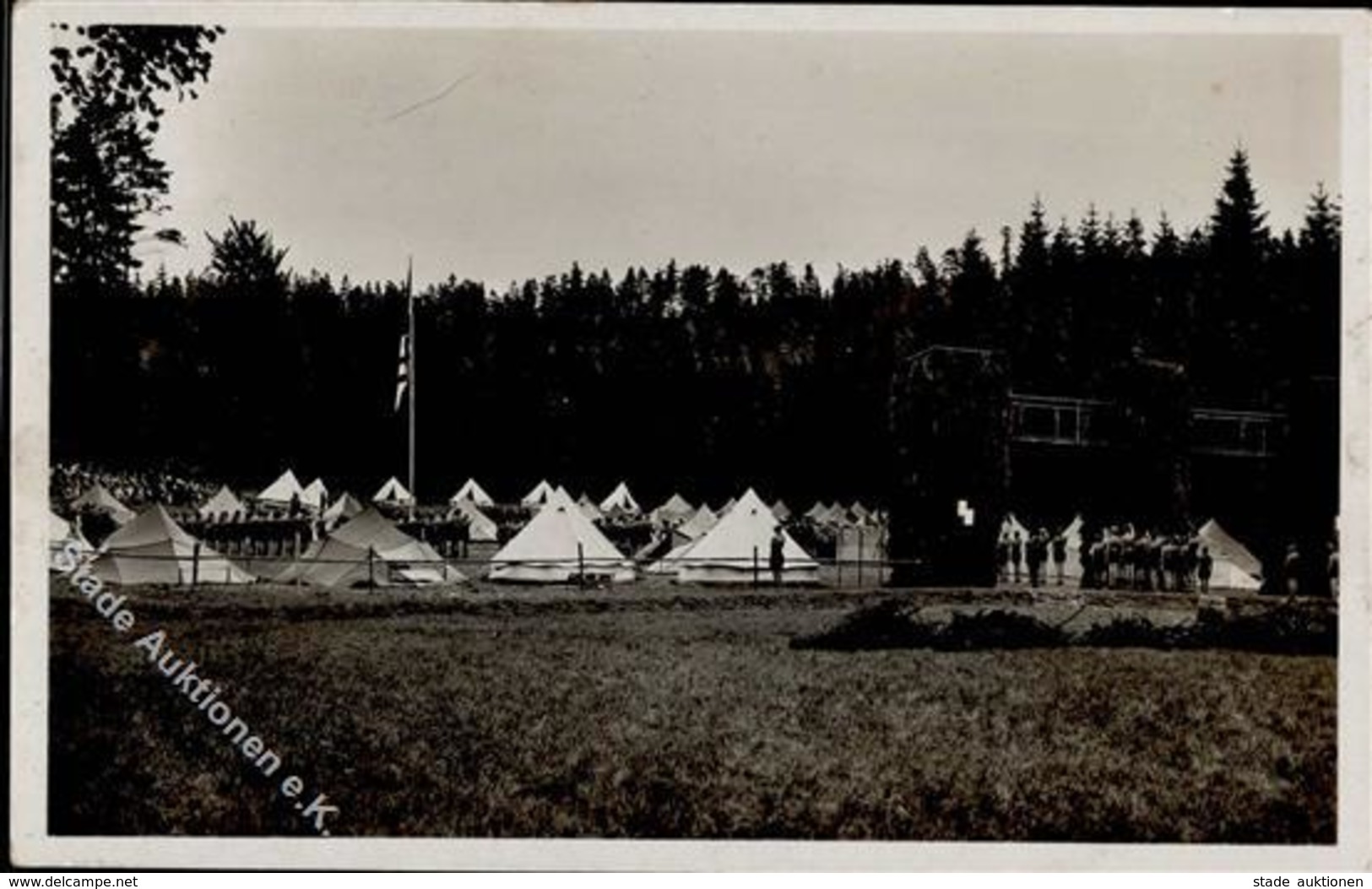 HITLERJUGEND WK II - HJ-Sommerlager ERLBACH,Vogtl. 1939, Beschrieben I-II - War 1939-45