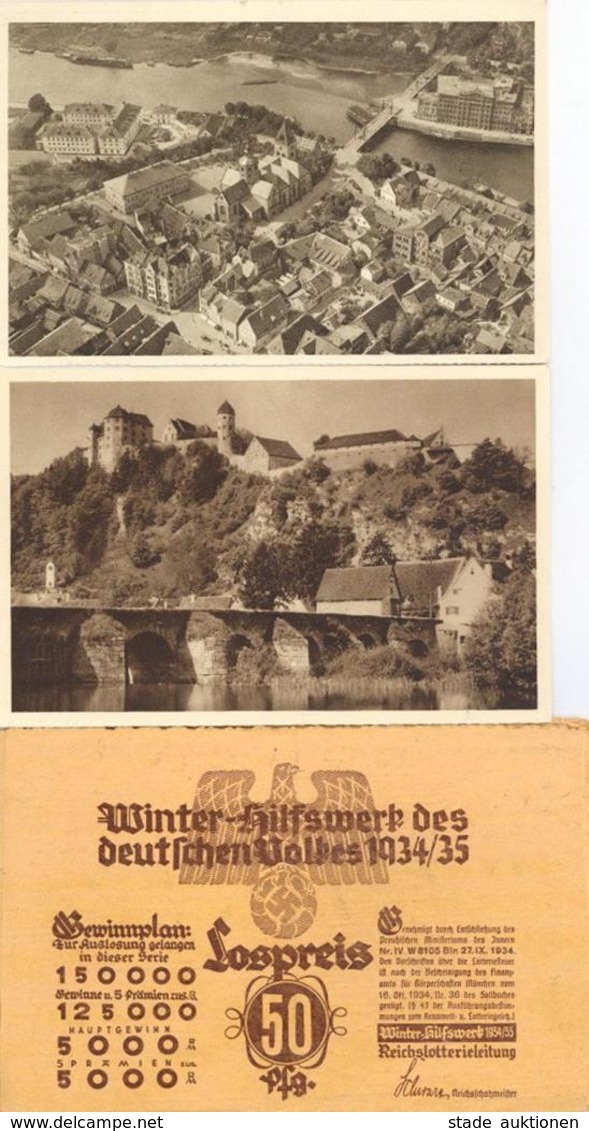 WHW 1934/35 Losbrief Mit 10 Ansichtskarten I-II - War 1939-45