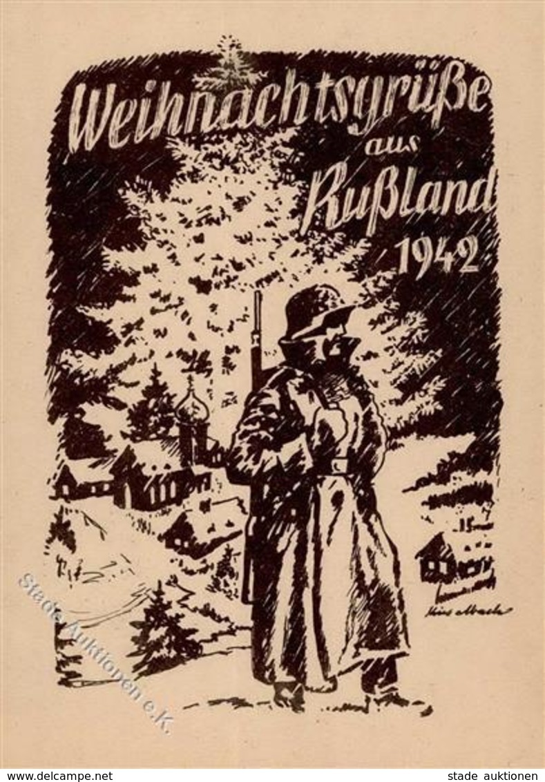 KRIEGSWEIHNACHTEN 1942 WK II - Weihnachtsgrüße Aus RUSSLAND 1942 I - War 1939-45