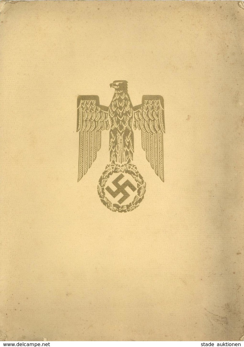 Ernennungsurkunde Zum Regierungsbaurat Mit Anschreiben Badischer Finanz- U. Wirtschaftsminister II (fleckig) - Guerre 1939-45