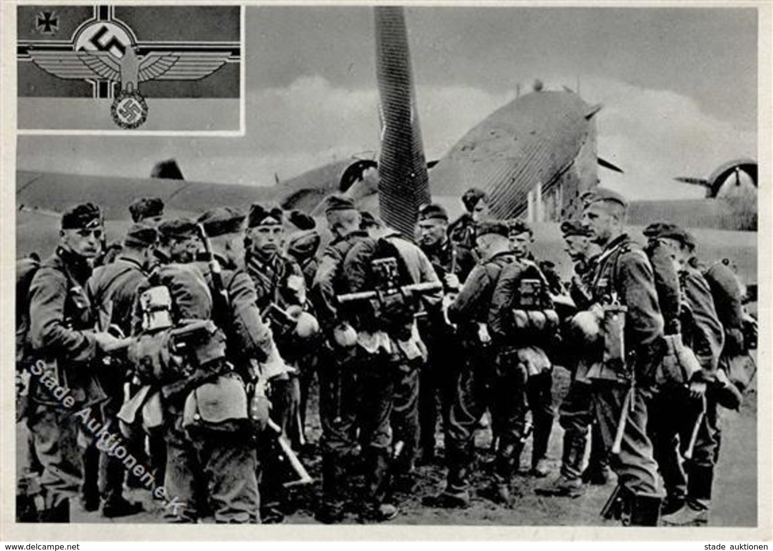 MILITÄR WK II - Landetruppen (Fallschirmjäger?) I-II - War 1939-45