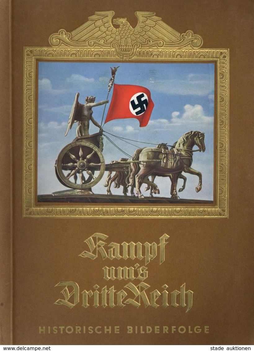 Sammelbild-Album Kampf Um's Dritte Reich1933 Zigaretten Bilderdienst Altona Bahrenfeld Kompl. II - Weltkrieg 1939-45