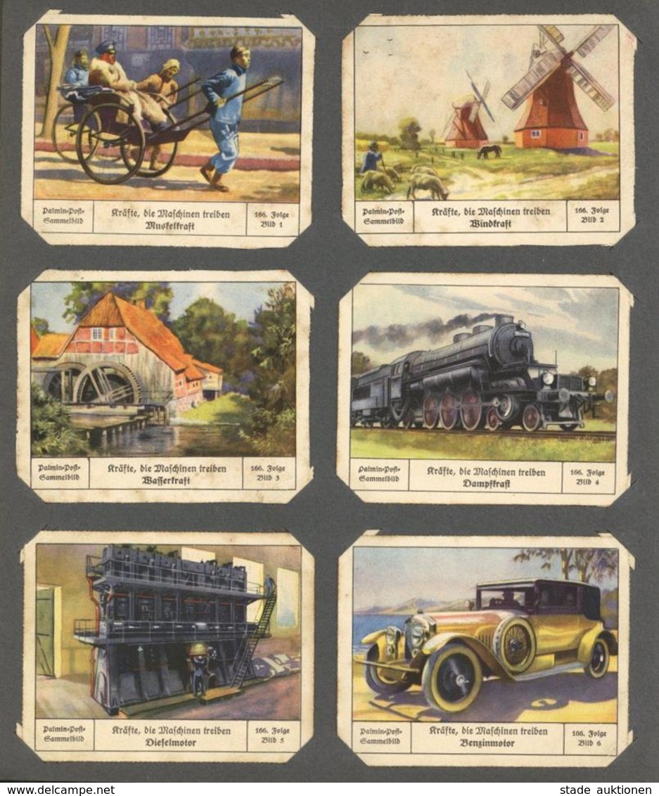 Sammelbild-Album Lot Aus 12 Sammelbild-Alben Unter Anderem 4x Palmin Post Mit 6'er Serien 51 - 100 U. 101 - 150, 2x  100 - War 1939-45