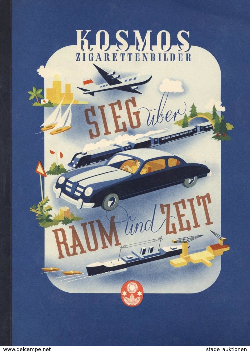 Sammelbild-Album Sieg über Raum Und Zeit Zigarettenbilder Zentrale Kosmos Kompl. II - War 1939-45