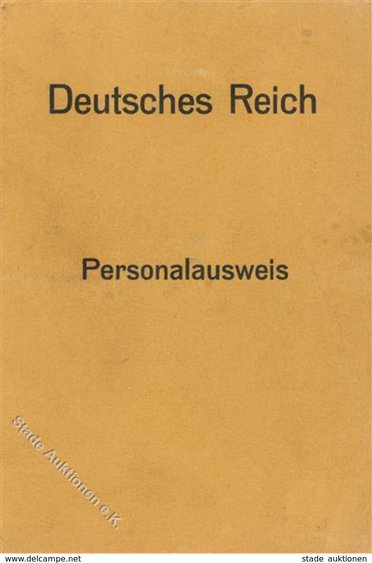WK II Dokumente Nachkrieg 1945 Deutsches Reich Personalausweis I-II - Guerre 1939-45