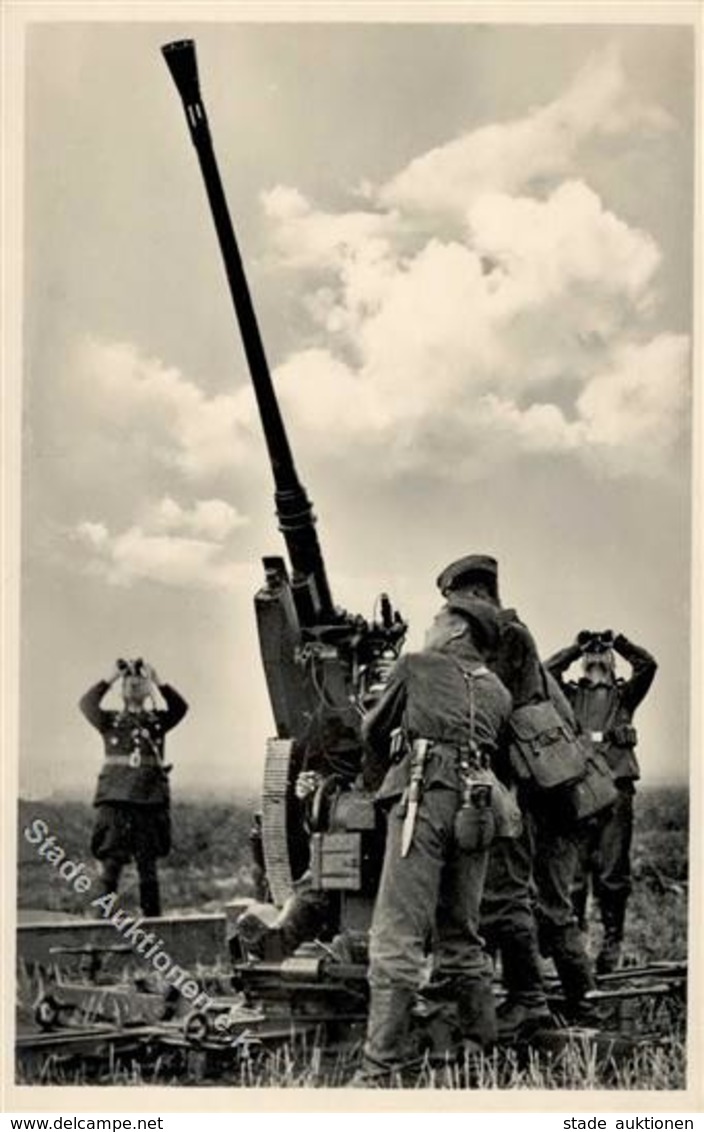 WK II Geschütze Flak Foto AK I-II - War 1939-45