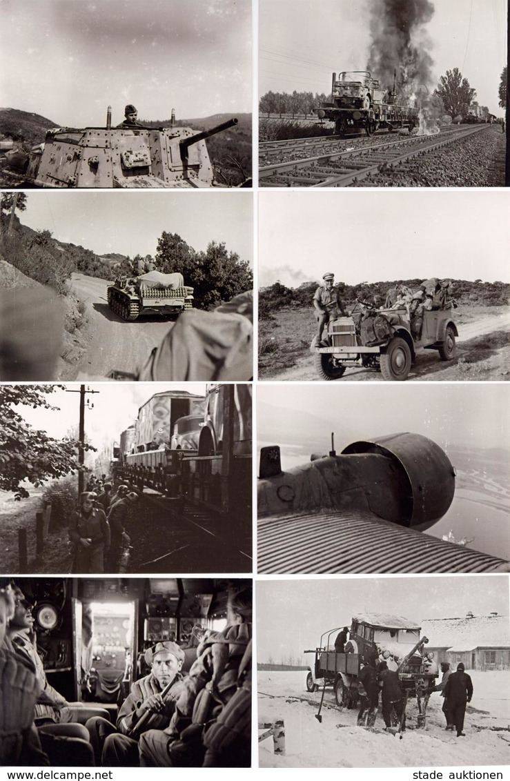 WK II Lot Mit 70 Fotos 13,5 X 10 Cm Neue Abzüge Viel Technik I-II - Guerre 1939-45