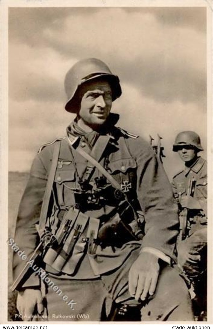 WK II Unteroffiziere Im Kampf  Foto AK I-II - War 1939-45