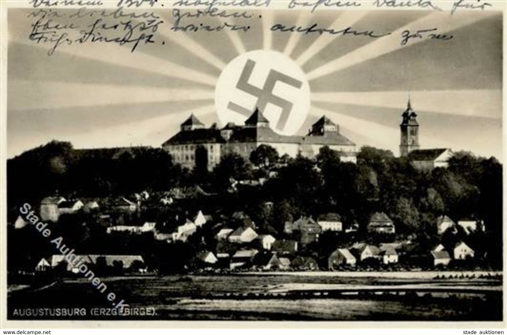 Aufgehende Sonne WK II - AUGUSTUSBURG,Erzgeb. 1933 I - Weltkrieg 1939-45