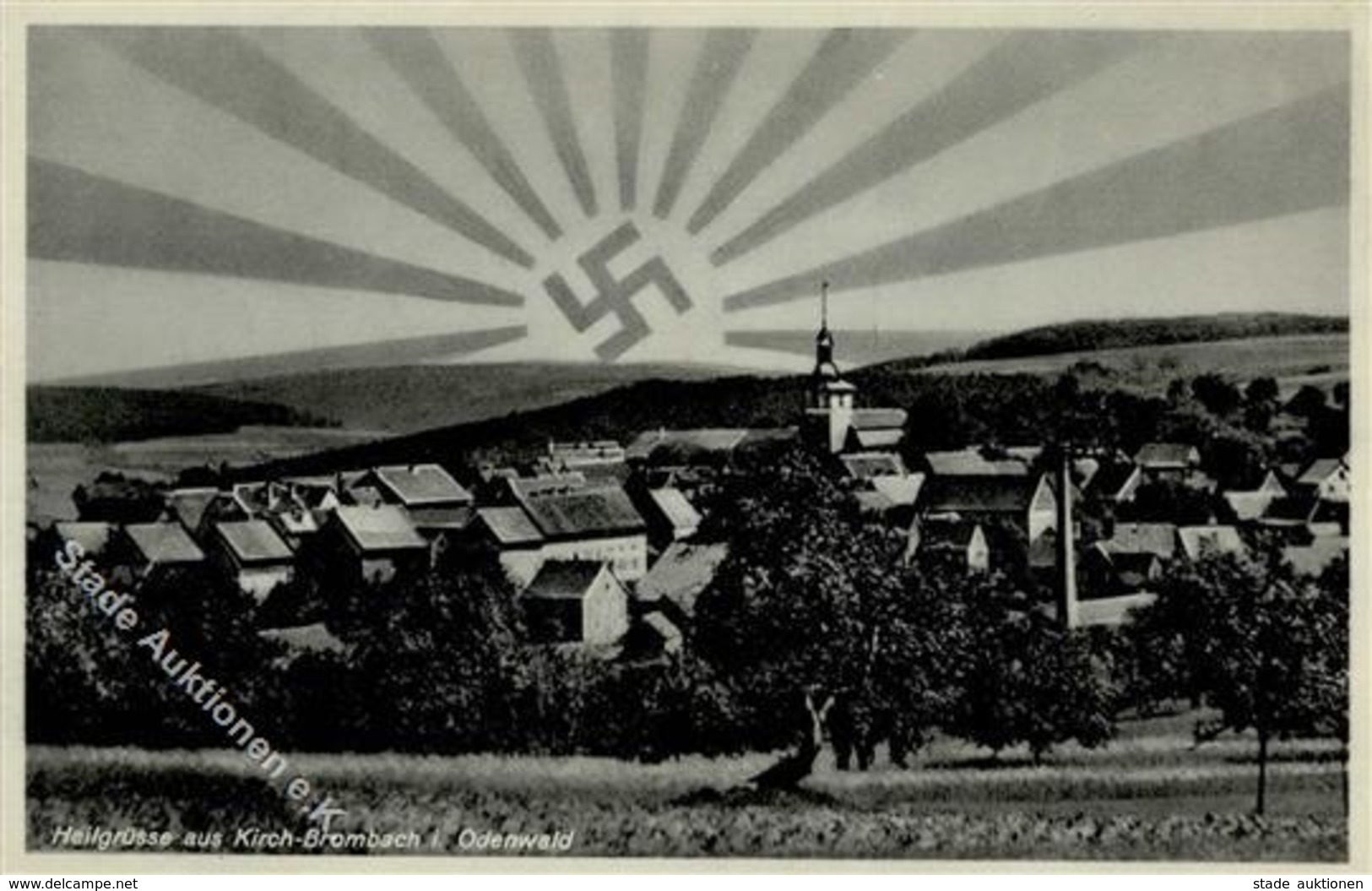 Aufgehende Sonne WK II - Heilgrüße Aus KIRCH-BROMBACH,Odw. I - Guerre 1939-45