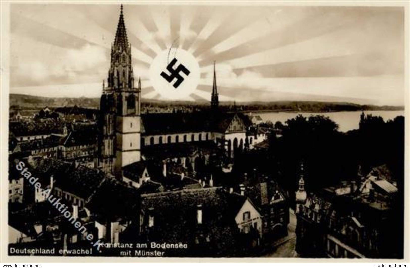 Aufgehende Sonne WK II - KONSTANZ - Deutschland Erwache! 1932 I - Guerre 1939-45