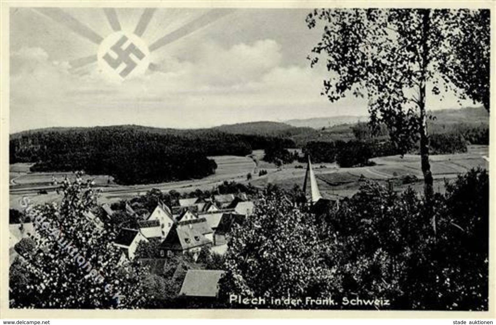 Aufgehende Sonne WK II - PLECH,Fränk.Schweiz I-II - War 1939-45