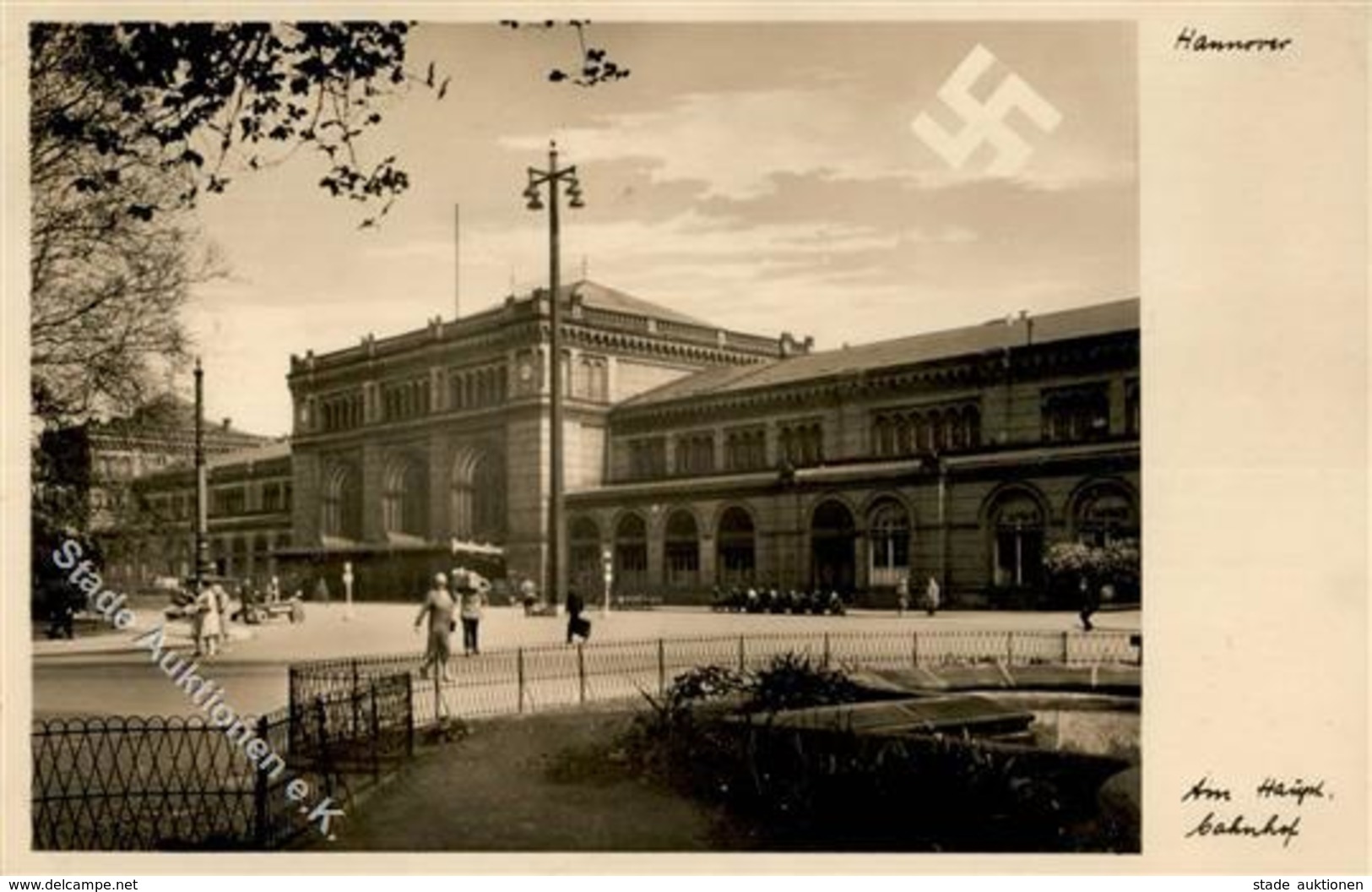 Aufgehende Sonne WK II HANNOVER Bahnhof I-II - Guerre 1939-45