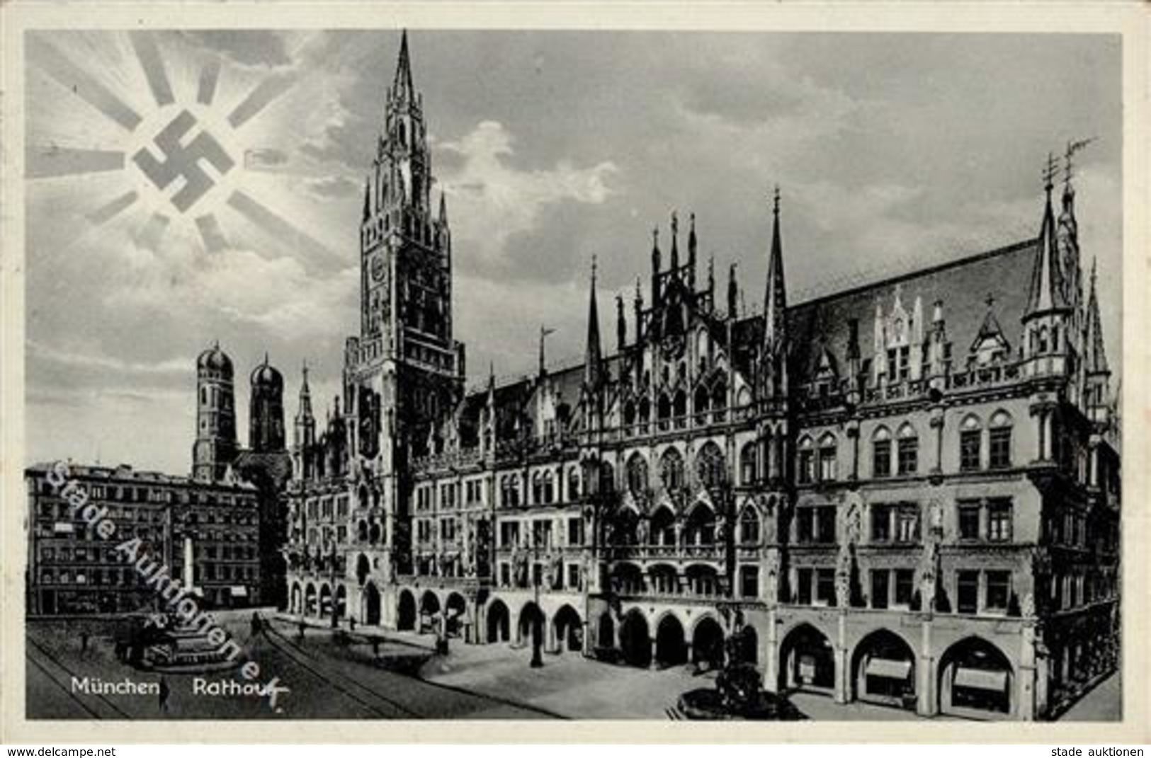 Aufgehende Sonne WK II München (8000) WK II  Foto AK I-II - War 1939-45