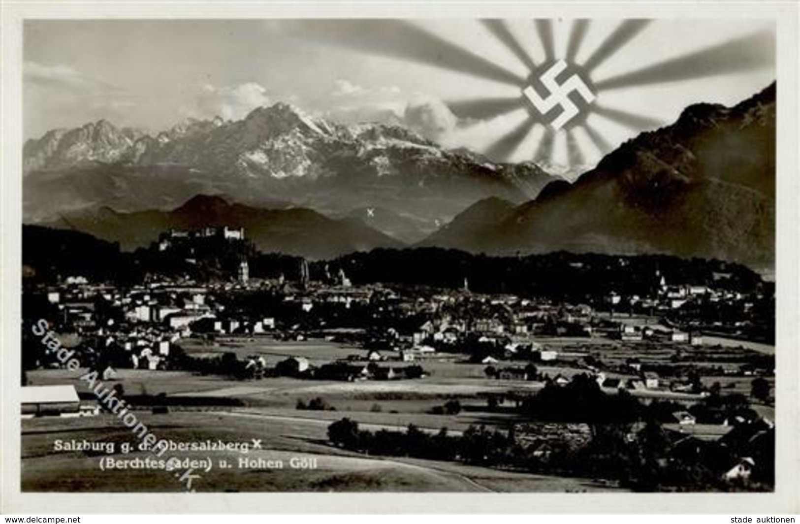 Aufgehende Sonne WK II Salzburg (5020) Österreich Foto AK I-II - Guerre 1939-45