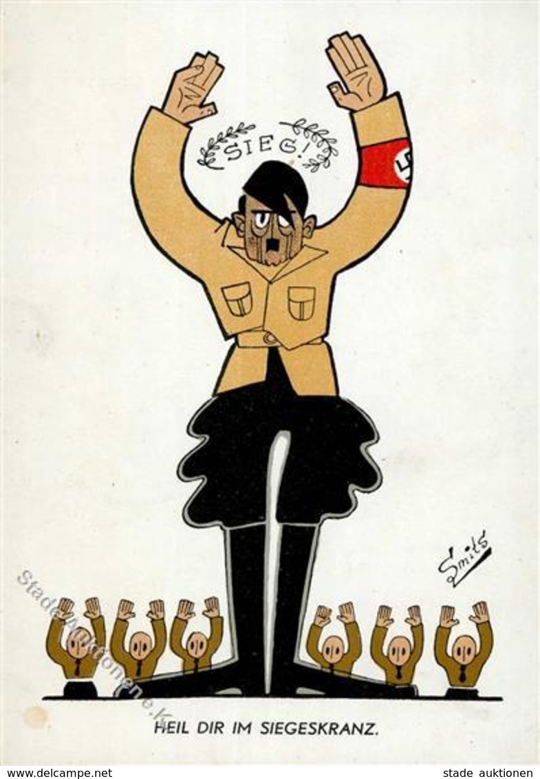 ANTIPROPAGANDA WK II - HITLER SIEG - Holland Sign. Smith I-II - Guerre 1939-45