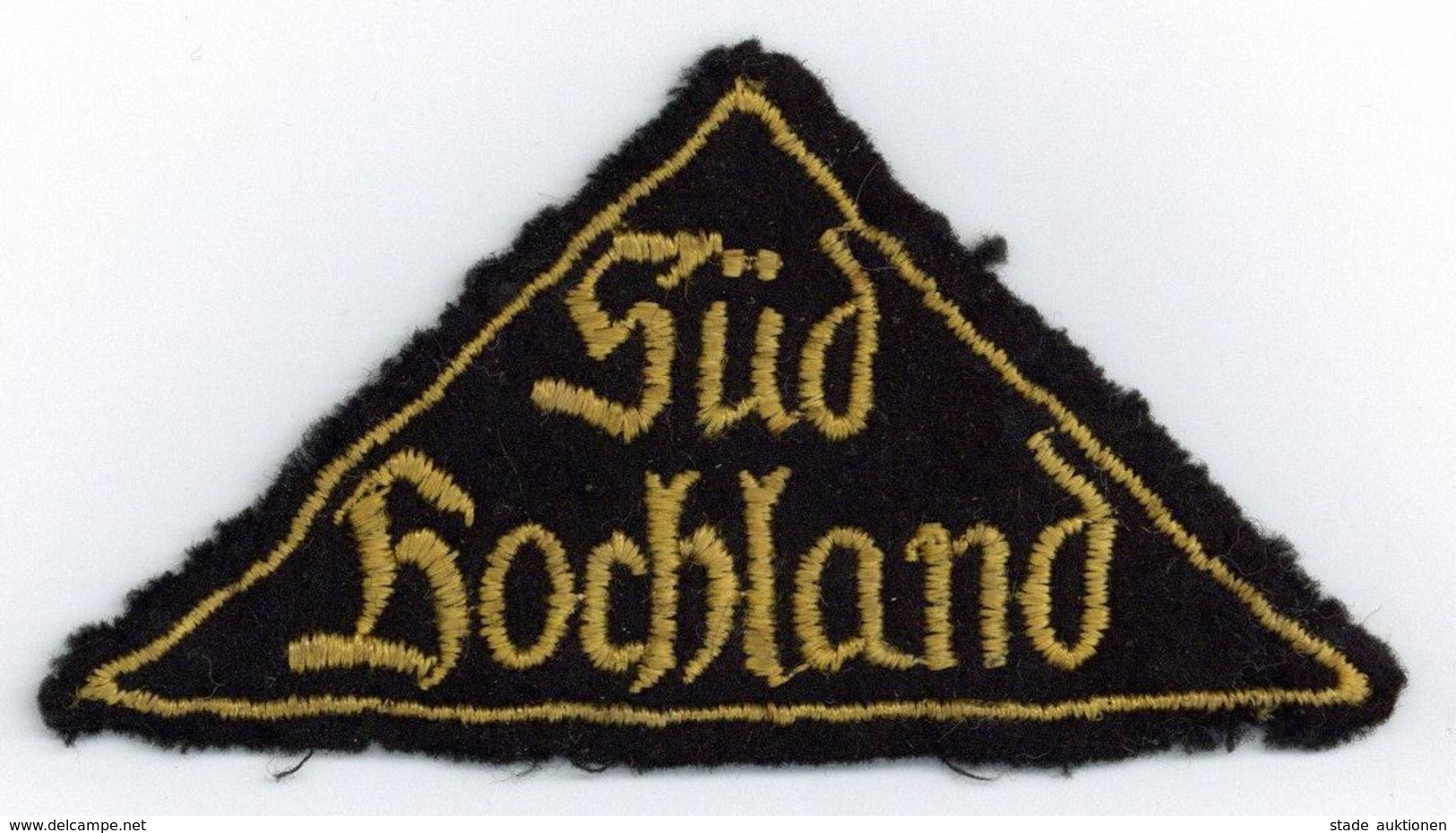 WK II Orden Aufnäher Gebietsdreieck Süd Hochland I-II - Weltkrieg 1939-45
