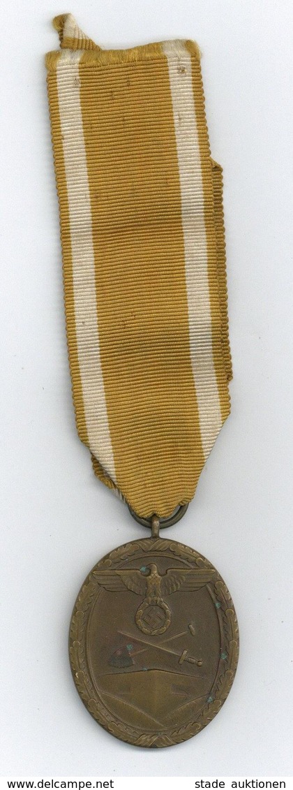 WK II Orden Deutsches Schutzwall Ehrenzeichen I-II - Weltkrieg 1939-45