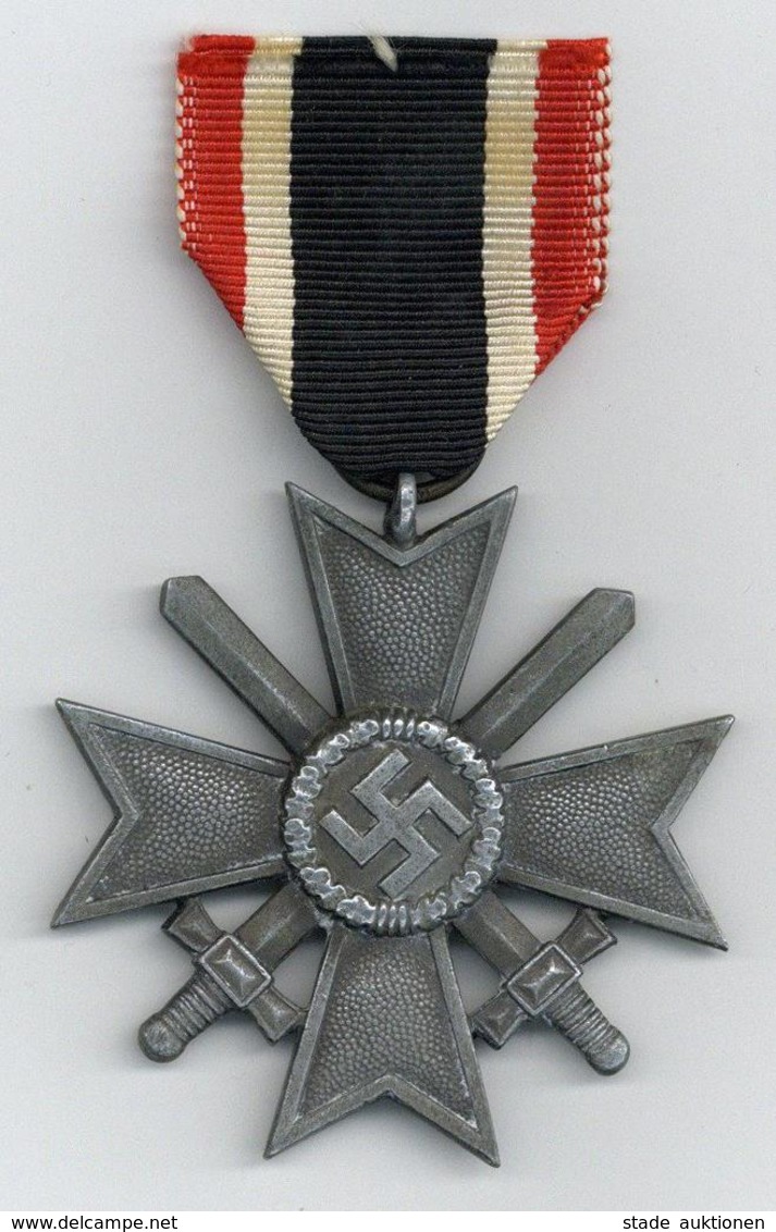 WK II Orden Kriegsverdienstkreuz Mit Schwertern I-II - War 1939-45